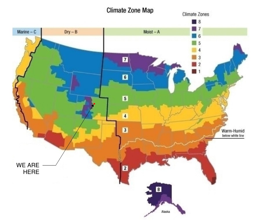 U.S. Climate Zone Map